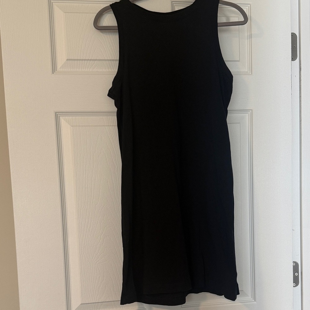 Old Navy Black Sleeveless TShirtDress